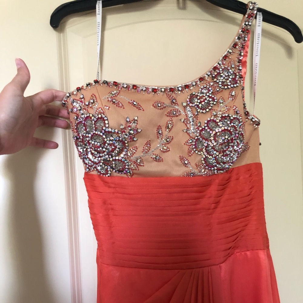 Coral Pageant Dress